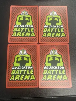 2026 Bo Jackson Battle Arena Victory Victor Wembanyama Battle Foil Lot of 4 Card - Image 2