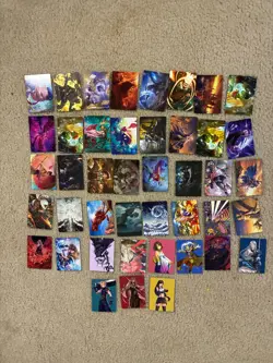 Magic: The Gathering Final Fantasy Art Card Series Lot of 43 NO DUPLICATES Cloud - Image 1