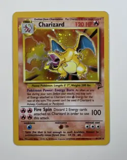 Charizard 4/130 Holo Rare Base Set 2 Pokemon Card/HP - Image 3