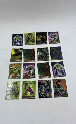 Assorted Hulk Fantasy Art X-Men Collectible Trading Cards Mixed Lot - Image 2