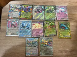 2025 Pokemon Destined Rivals Double Rare EX 12 Card Lot Prismatic Mega More! - Image 1