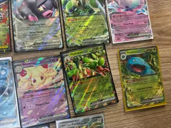 2025 Pokemon Destined Rivals Double Rare EX 12 Card Lot Prismatic Mega More! - Image 5