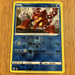 Volcanion 025/072 Shining Fates Reverse Holo Pokemon Card NM - Image 1