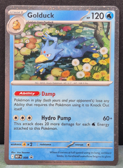 Golduck Black Star Promo Holo 008 Mega Evolution Pokemon TCG Near Mint Card MEP - Image 1