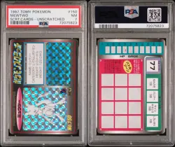 psa 1997 tomy pokemon mewtwo scrt.cards-unscratched - Image 3
