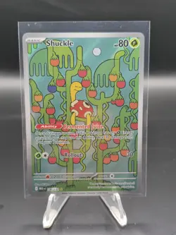 Pokemon Card Shuckle Illustration Rare ME01: Mega Evolution 136/132 NM - Image 1