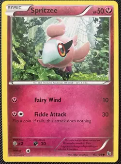 Spritzee 67/106 Flashfire Regular - Pokemon Card - Image 1
