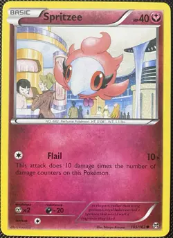Spritzee 105/162 Breakthrough Regular - Pokemon Card - Image 1