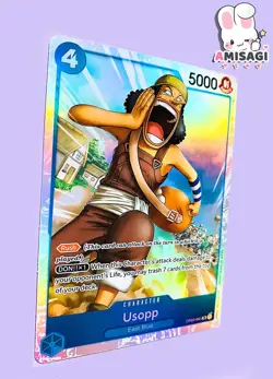 One Piece Card Game - Usopp OP03-041 SR Englisch Foil Karte TCG Anime - Image 2