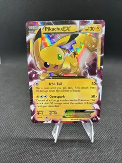 Pikachu EX - XY84 - Pokemon XY Promo Ultra Rare Card NM - Image 1