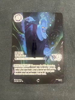 Hades Looking For A Deal Iconic Card 242/204 Disney Lorcana Whispers in The Well - Image 1