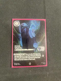 Hades Looking For A Deal Iconic Card 242/204 Disney Lorcana Whispers in The Well - Image 3