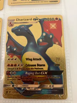 Pokemon Stage 2 & V Evolution Charizard Gold Foil Cards (lot of 6) - Image 4