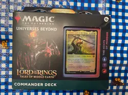 Magic the Gathering Lord of the Rings Commander Deck Hosts Of Mordor NEW BOX - Image 1