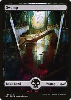 Swamp (#276) - Foil Streets of New Capenna NM MTG - Image 1