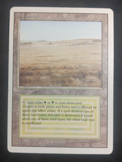 MTG Savannah Revised 3rd Edition Regular Rare MP-HP - Image 1