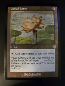 Gilded Lotus NM RETRO The Brothers' War MTG FREE SHIPPING - Image 1