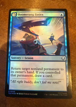 Boomerang Basics U Foil #46 | TLA Avatar: The Last Airbender | MTG - Image 1
