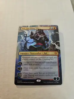 Ral, Crackling Wit (Borderless) Bloomburrow Foil - Image 1