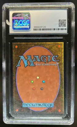 1993 Magic MTG Limited Edition Island Blue Sky CGC 8 - Image 2