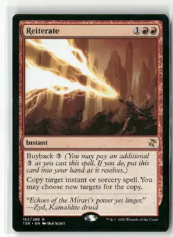 Magic The Gathering Reiterate Time Spiral Remastered #182 - Image 1