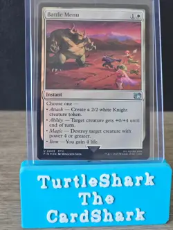 Battle Menu Magic the Gathering Final Fantasy Uncommon Foil Instant FFVI No. 009 - Image 1