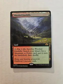 Wooded Foothills (Extended Art) Modern Horizons 3 Regular - Image 1