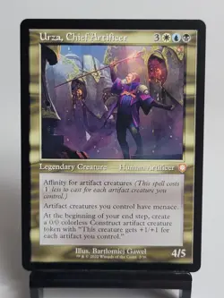 MTG - Commander: The Brothers' War - Urza, Chief Artificer - Retro Border - Image 1
