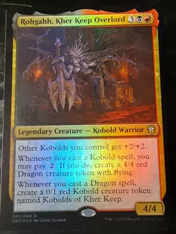 Rohgahh Kher Keep Overlord FOIL , Commander DU , NM ,MTG,FREE SHIPPING - Image 1