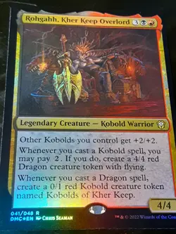 Rohgahh Kher Keep Overlord FOIL , Commander DU , NM ,MTG,FREE SHIPPING - Image 2
