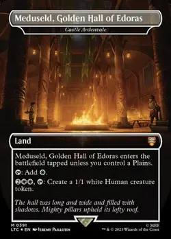 Castle Ardenvale "Meduseld, Golden Hall of Edoras" - Surge Foil Exten LTC NM MTG - Image 1