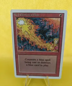 MTG Magic the Gathering 1x Red Elemental Blast - Revised Edition - Image 1