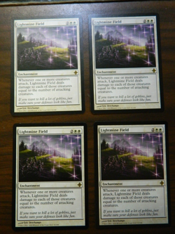 MTG Rise Of The Eldrazi Lightmine Field x4 White Rare UNPLAYED Near Mint - Image 1