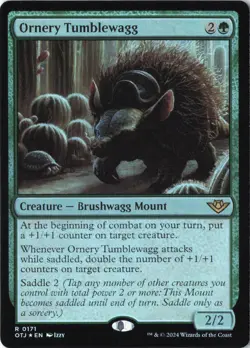 Ornery Tumblewagg R Outlaws of Thunder Junction 171 NM Foil - Image 1