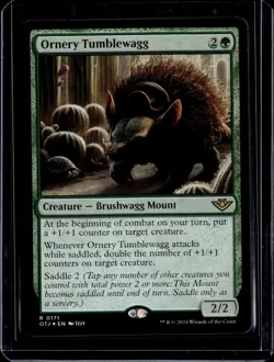 Ornery Tumblewagg - 171 - Foil - OTJ - NM - MTG Magic the Gathering - Image 1