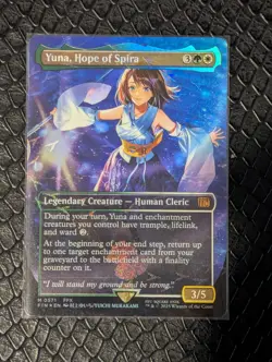 Yuna, Hope of Spira (Borderless) (Chocobo Track Foil) Final Fantasy Foil - Image 1
