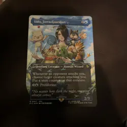 Final Fantasy MTG Lulu Stern Guardian Chocobo Track Foil Borderless Promo #0467 - Image 1
