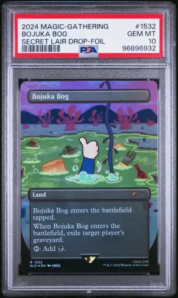 2024 MTG SECRET LAIR DROP FOIL #1532 BOJUKA BOG PSA 10 - Image 1