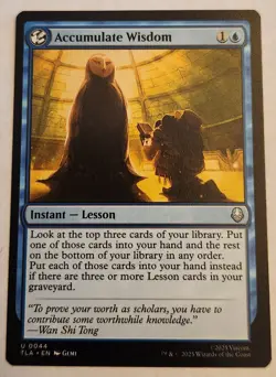 Accumulate Wisdom TLA #44 Uncommon Regular NM+ - Image 1