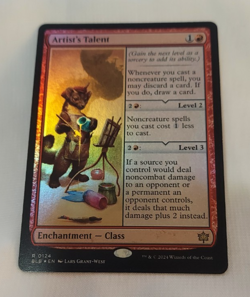 Artist's Talent *FOIL* | MTG | Bloomburrow (BLB) | NM | Magic the Gathering - Image 2
