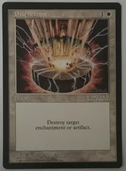 Magic The Gathering MTG DISENCHANT Promo 6x9 Oversize Jumbo Card! - Image 1