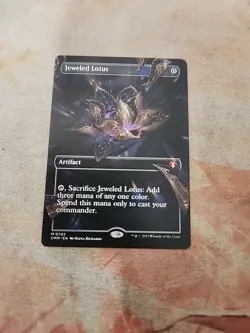 Jeweled Lotus Borderless Commander Masters MTG NM - Image 1