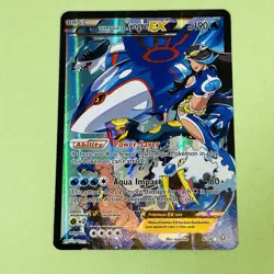 Team Aqua's Kyogre-EX - 6/34 - Holo Rare EX - Double Crisis #6/34 Pokemon TCG - Image 1