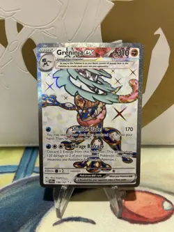Pokemon TCG Greninja ex 198/167 Full Art Ultra Rare Twilight Masquerade NM - Image 1