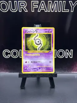[NM] Pokemon UNOWN S No. 201 Neo Destiny Japanese Card - Image 1