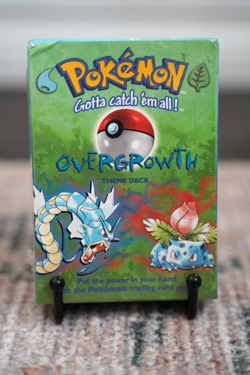 GUARANTEED SHADOWLESS Pokemon OVERGROWTH Base Set 2 Player Theme Deck HEAT SEAL - Image 1