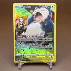 Snorlax TG10/TG30 Trainer Gallery Lost Origin Pokemon Card Holo Near Mint - Image 1