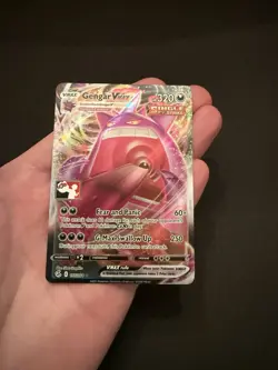 Pokemon TCG Gengar VMAX Prize Pack Series 2 PLAY Stamp 157/264 Very Rare NM - Image 1