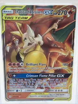 PSA 10 Charizard/Braixen GX 2019 Pokemon Sun&Moon #22 Cosmic Eclipse GEM MT - Image 2