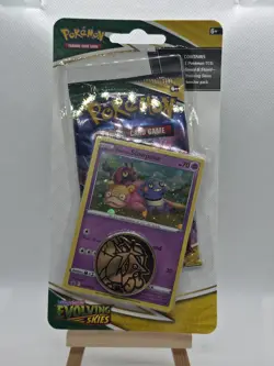 Evolving Skies - Checklane Blister Pack - Slowpoke - Sword & Shield - Pokemon - Image 1